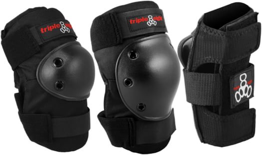 Triple Eight Saver Series High Impact Pad 3-Pack - black - view large