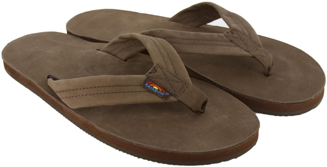Rainbow Sandals Premier Leather Single Layer Sandals - expresso | Tactics