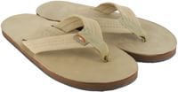 Rainbow Sandals Premier Leather Single Layer Sandals - sierra brown