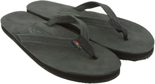 black rainbow flip flops womens