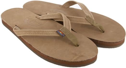 Rainbow Sandals Women's Premier Leather Narrow Strap Sandals - dark ...