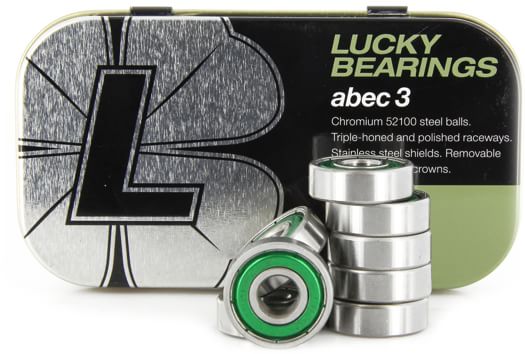 Lucky ABEC 3 Skateboard Bearings - view large