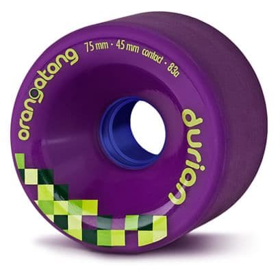 Orangatang Durian Freeride Longboard Wheels - purple (83a) | Tactics