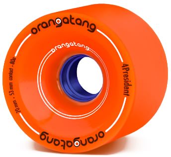 Orangatang 4President Carving/Race Longboard Wheels - orange (80a) - view large