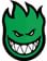 Spitfire Fireball MD 6" Sticker - green