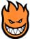 Spitfire Fireball MD 6" Sticker - orange