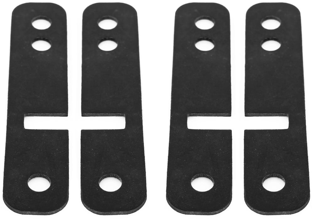 Loaded DropThru Shock Pad Strips (Set Of 4) Skateboard Risers Tactics