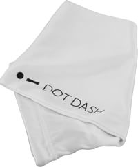 Dot Dash Dot Dash Sunglass Bag - white microfiber