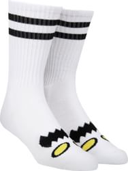 Toy Machine Monster Face Sock - white