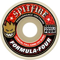 Spitfire Formula Four Conical Full Skateboard Wheels - white (101d)