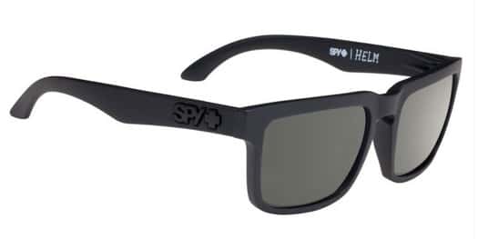 Spy Helm Sunglasses - soft matte black/happy gray green lens - view large