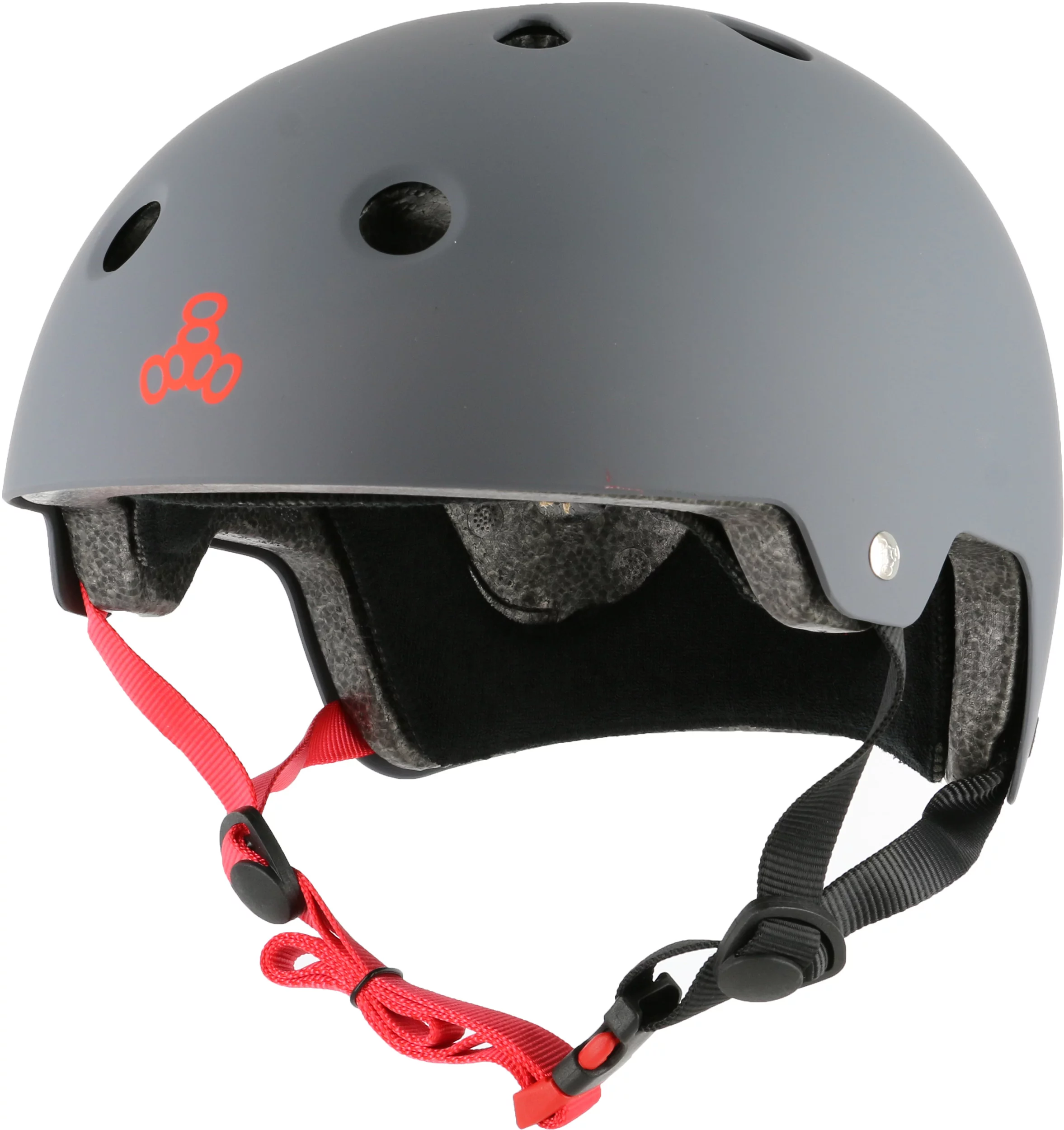 Triple 8 Brainsaver Helmet with EPS Liner Black Rubber 