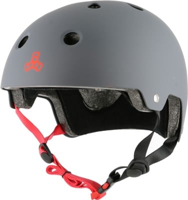 Triple Eight EPS Dual Certified Sweatsaver Skate Helmet - gun matte - view large