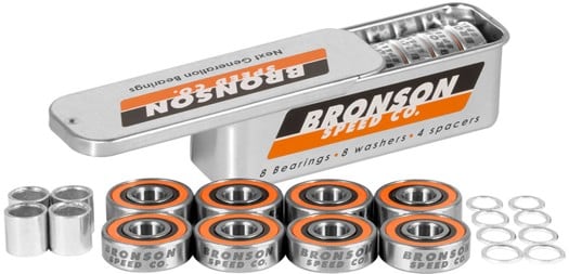 Bronson Speed Co. G3 Skateboard Bearings - orange - view large