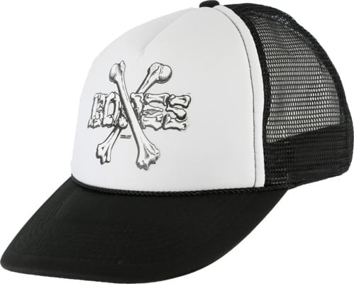 Powell Peralta Cross Bones Trucker Hat - black/white - view large