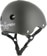 Triple Eight Multi-Impact Sweatsaver Skate Helmet - all black rubber - reverse
