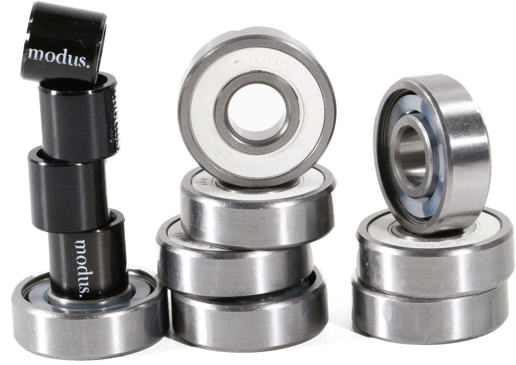 Modus Ceramic Skateboard Bearings white Free Shipping Tactics