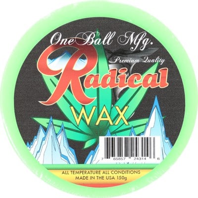 One MFG Green All-Temp Snowboard Wax - view large
