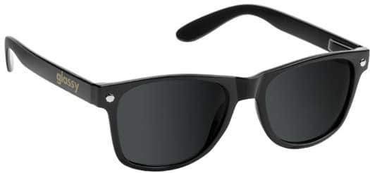 Glassy Leonard Polarized Sunglasses - black polarized lens - view large