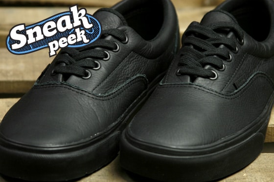 vans era leather all black vans era leather all black