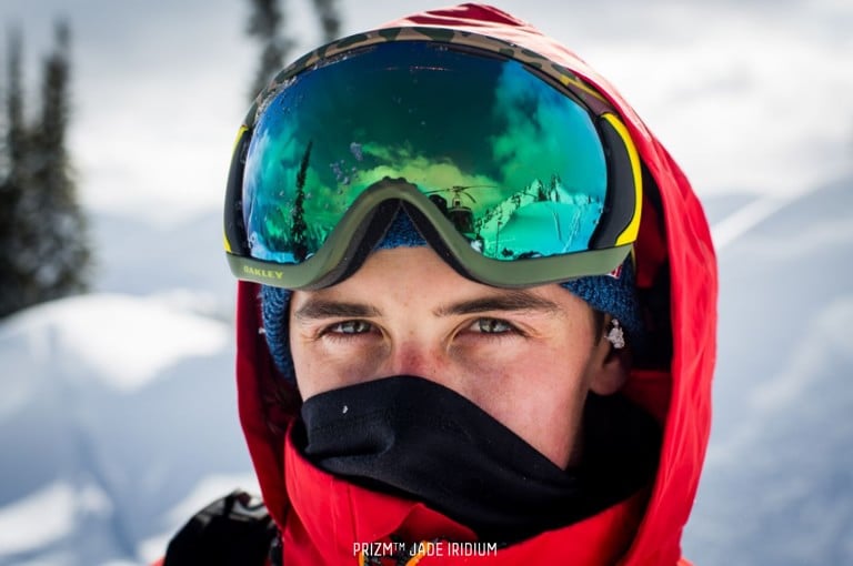 snowboarding oakley goggles