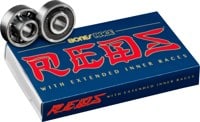 Bones Bearings Race Reds Skateboard Bearings - black