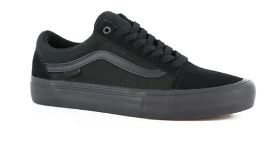 vans black skate shoes