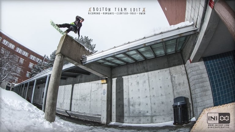 Snowboarding Boston with Jonah Owen and The INI Team