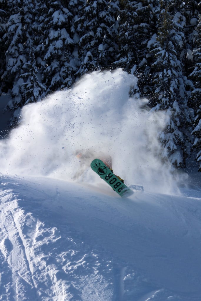 Tanner DeMoss Spray Mt Bachelor