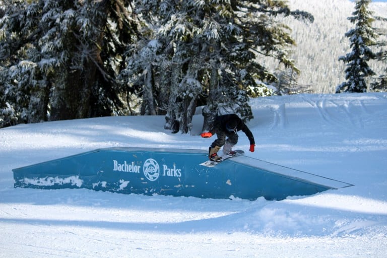 Jake Selover Front Board Mt Bachelor