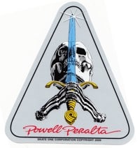 Powell Peralta Skull & Sword Sticker