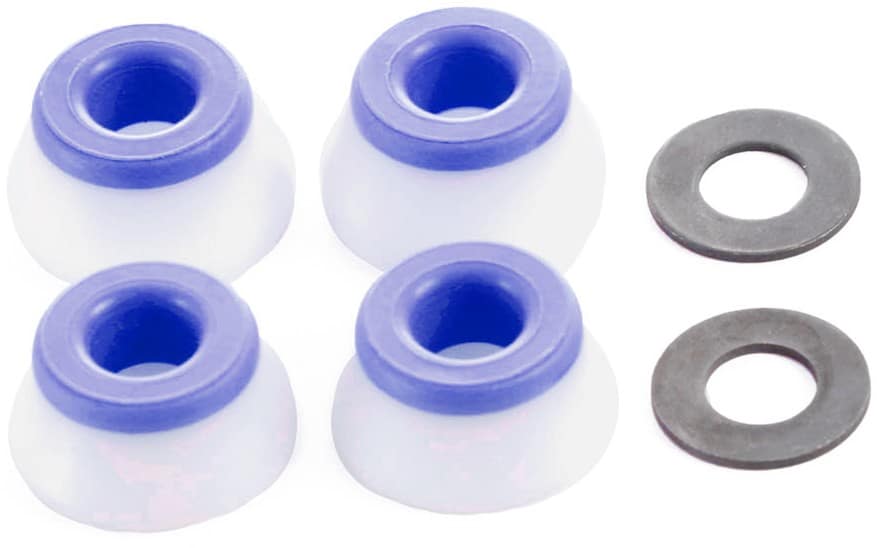 Bones HardCore Soft Skate Bushings (2 Truck Set) white Tactics