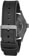 Nixon Sentry 38 Leather Watch - black/white - reverse