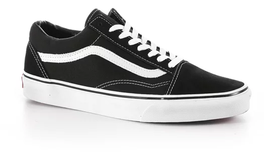 black and white shoes old skool