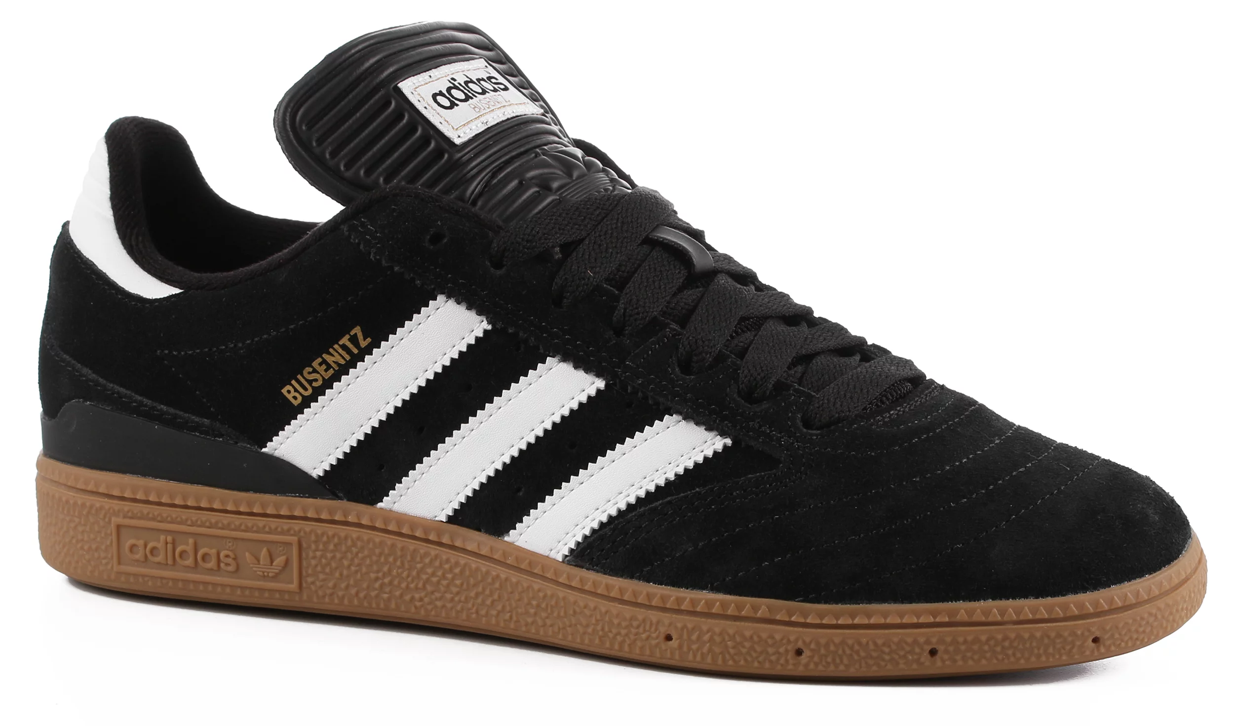 terrorismo puntada compromiso Adidas Busenitz Pro Skate Shoes - black/white/gum - Free Shipping | Tactics