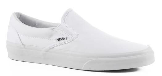 Vans Women's Classic Slip-On Shoes - true white - view large