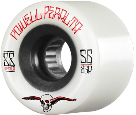 Powell Peralta G-Slides Cruiser Skateboard Wheels - white (85a) - view large