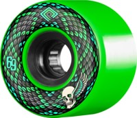 Powell Peralta Snakes Skateboard Wheels - green (75a)