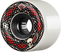 Powell Peralta Snakes Skateboard Wheels - white (75a)