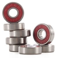 Hard Luck Rough Times Skateboard Bearings - red