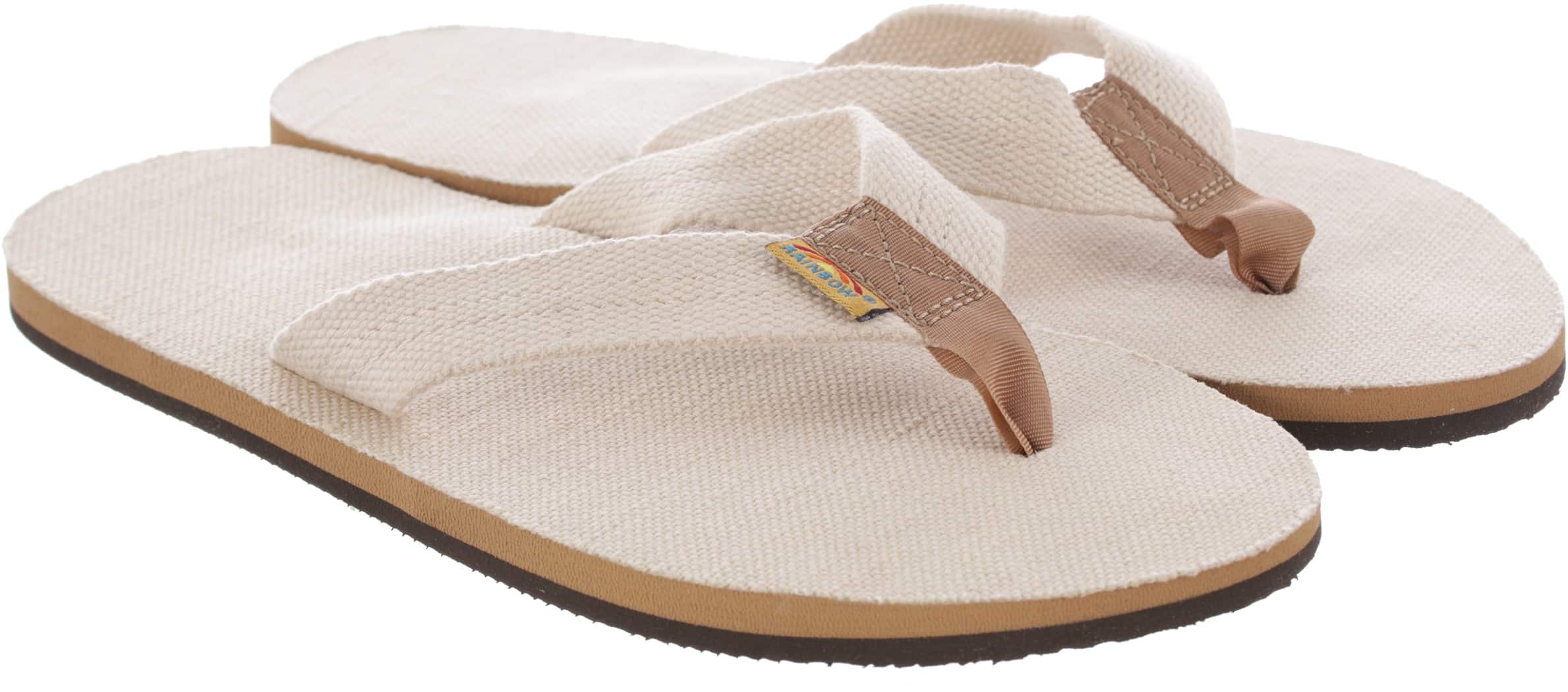 rainbow sandals hemp
