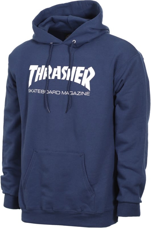 Thrasher Skate Mag Hoodie navy Free Shipping Tactics