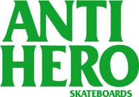 Anti-Hero Black Hero Sticker - green