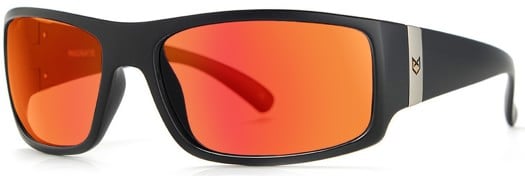 MADSON Magnate Polarized Sunglasses - black matte/red chrome polarized lens - view large