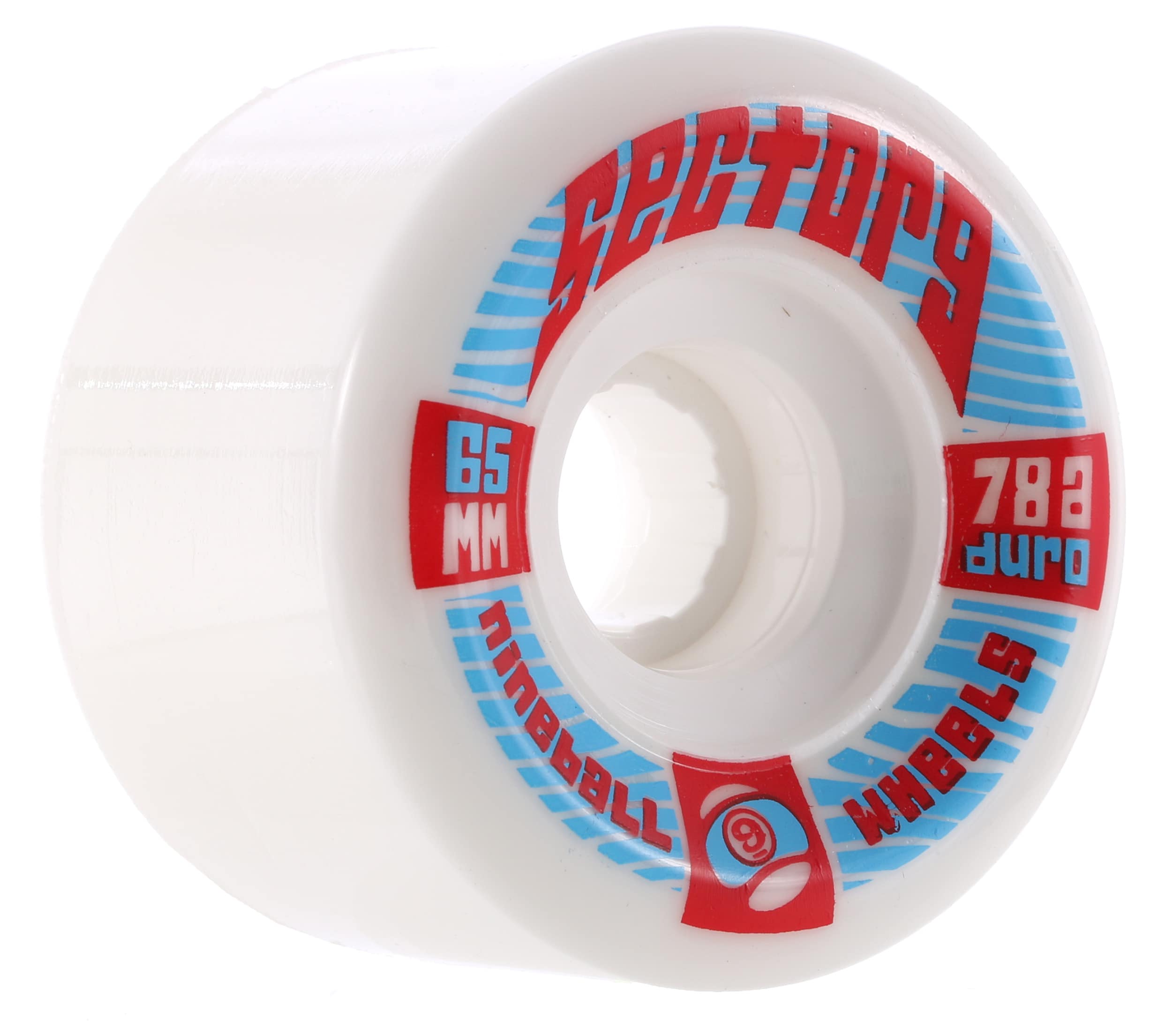 Sector 9 65mm Nineball Longboard Wheels white (78a) Tactics