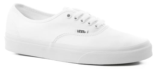 Vans Authentic Skate Shoes - true white - view large