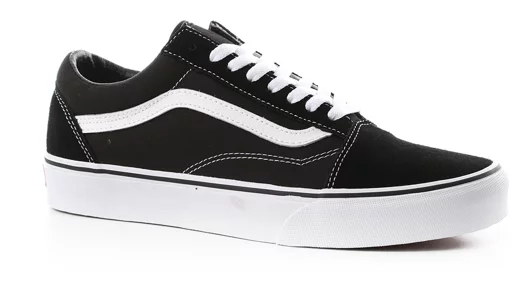 vans sneakers black and white