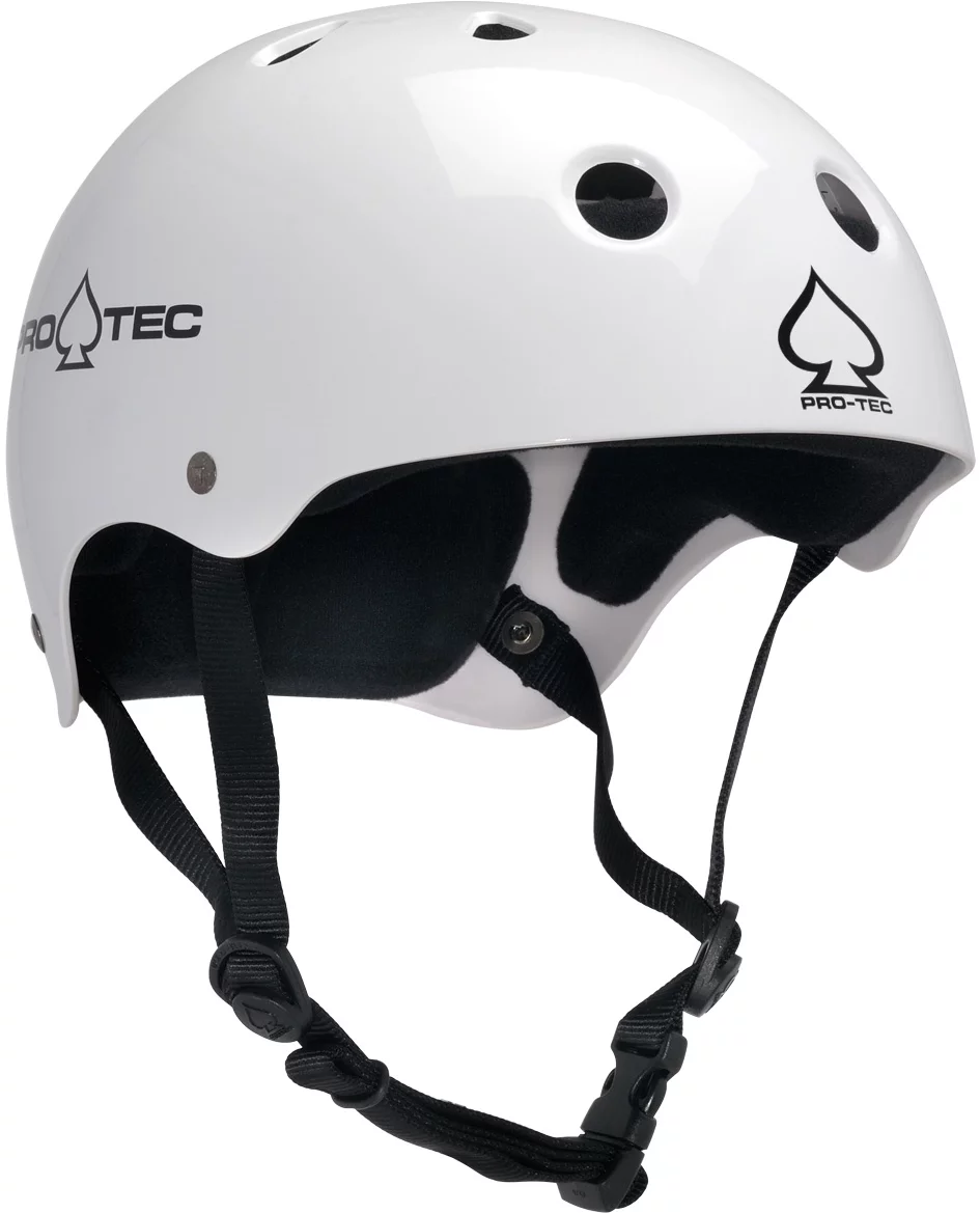 Pro-Tec Old School Skate Helmet XS Gloss White 