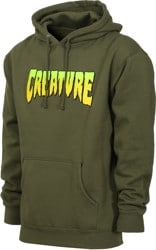 Creature Logo Hoodie - army green