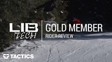 Lib Tech T. Rice Gold Member C2X Snowboard Rider Review
